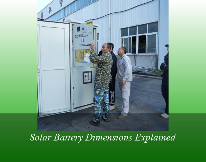 Solar Battery Dimensions Explained